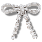 Silver Gem Bow Jibbitz™ charms - Crocs