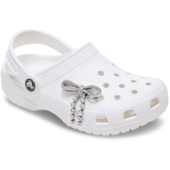 Silver Gem Bow Jibbitz™ charms - Crocs