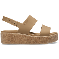 Brooklyn Cork Low Wedge - Crocs