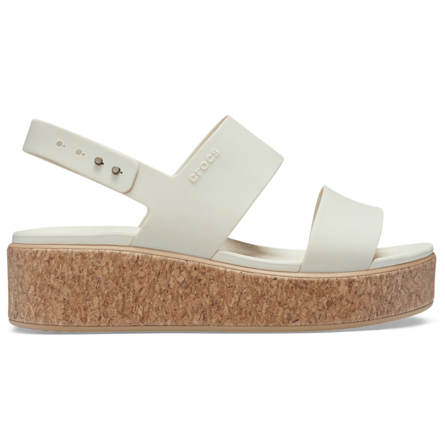 Brooklyn Cork Low Wedge - Crocs